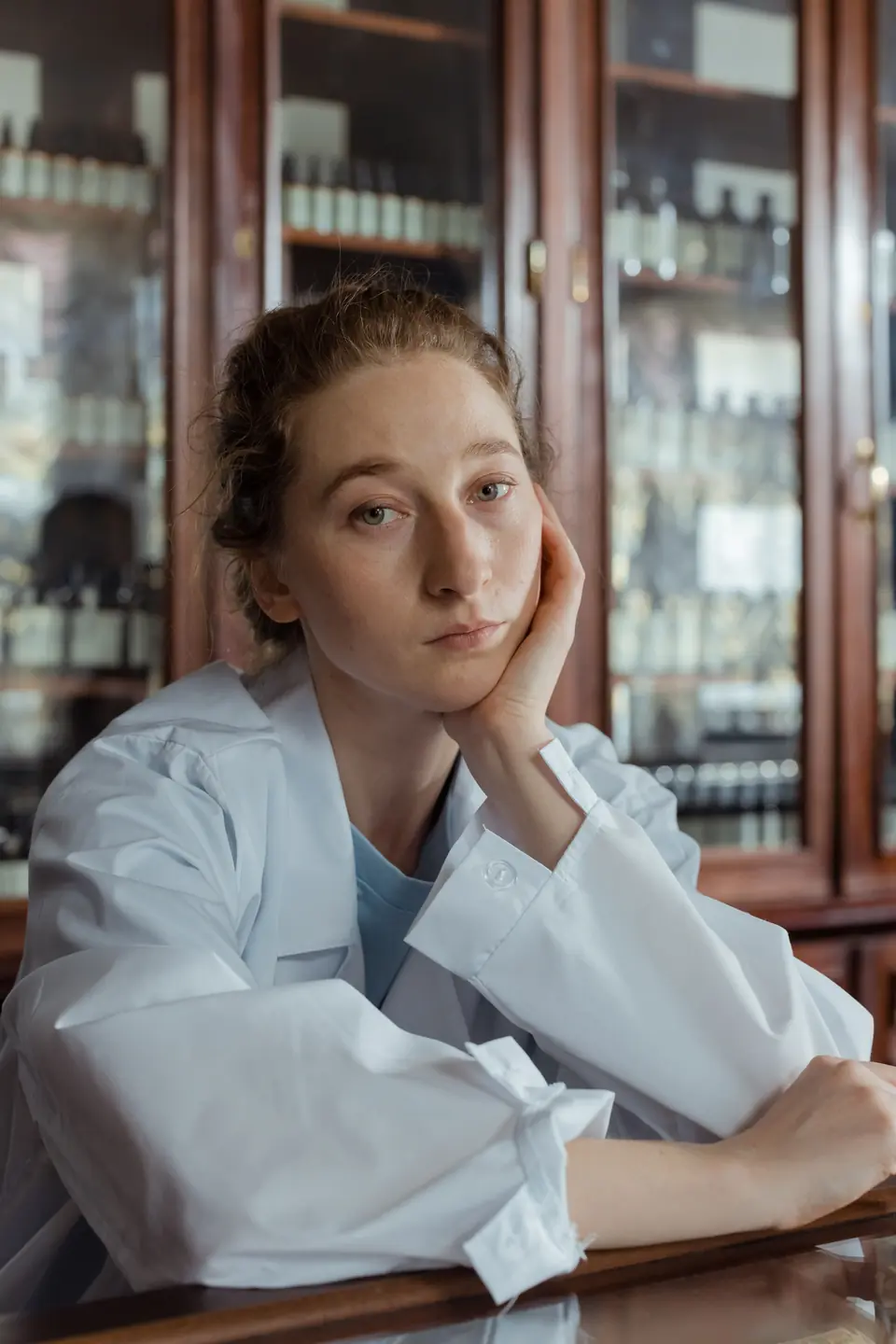 Employee showing fatigue at the end of a shift